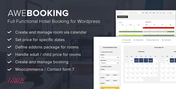 AweBooking Online Hotel Booking Plugin