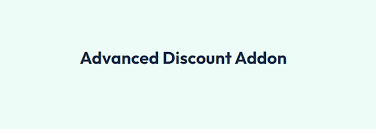 Bookingpress | Advanced Discount Addon