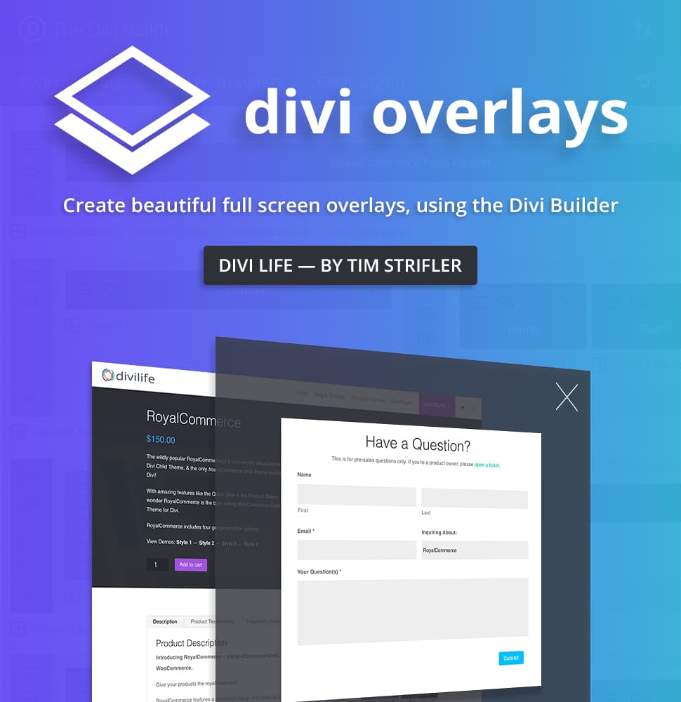 Divi life | Divi Overlays Templates