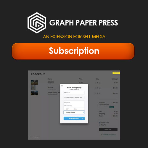 Graph paper press | Subscription