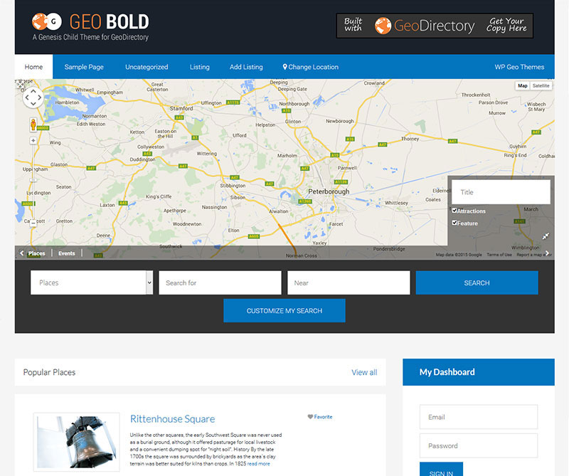 Geodirectory | Geo Bold Genesis Child
