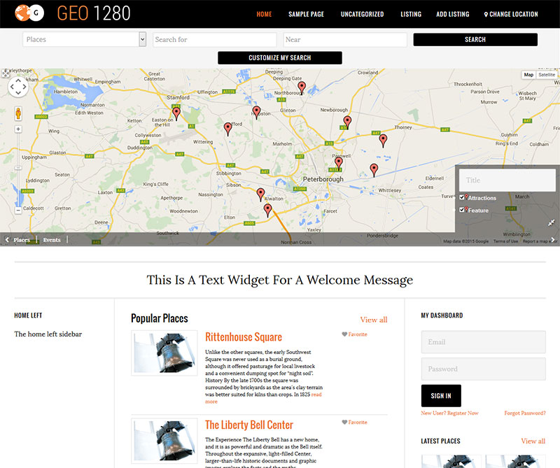 Geodirectory | Geo 1280 Genesis Child