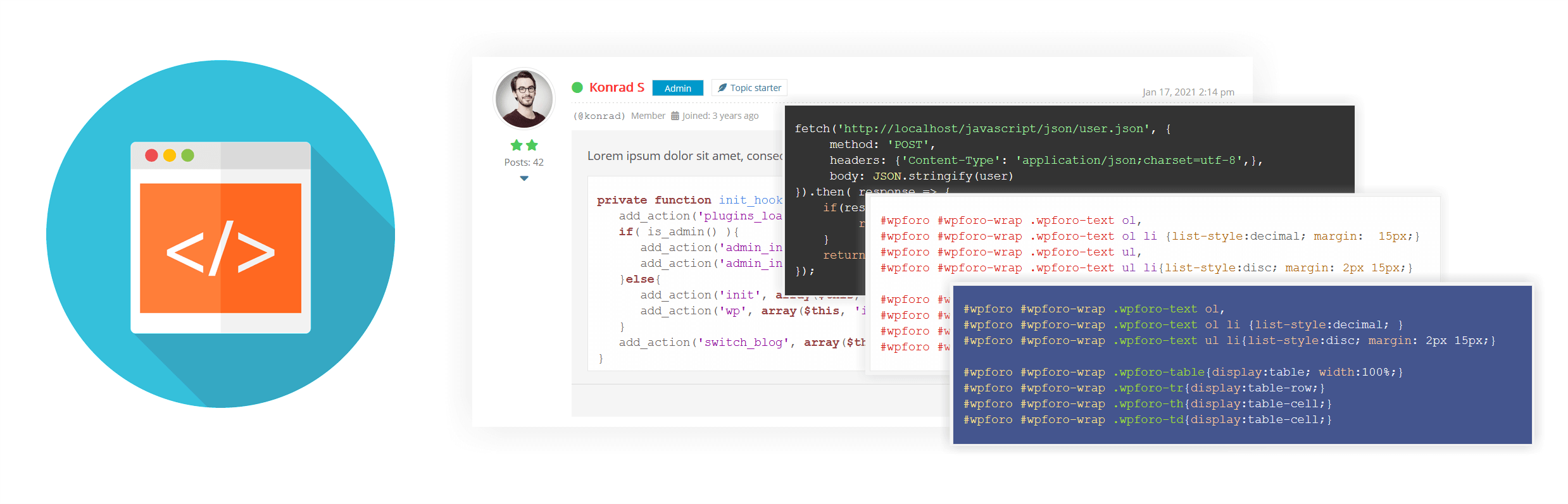 Wpforo | Syntax Highlighter