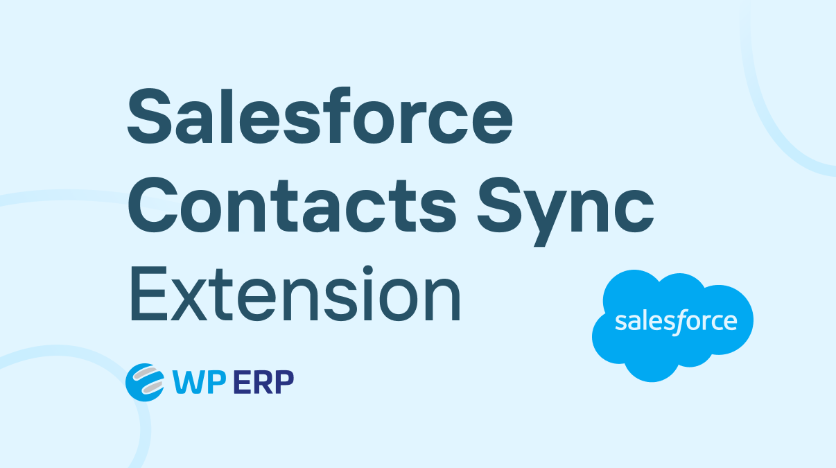 Wp erp | Salesforce Contacts Sync