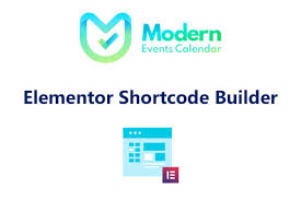 Modern events calendar | Elementor Shortcode Builder