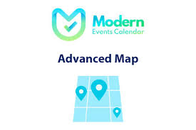 Modern events calendar | Advanced Map