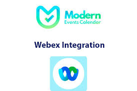 Modern events calendar | Webex Integration